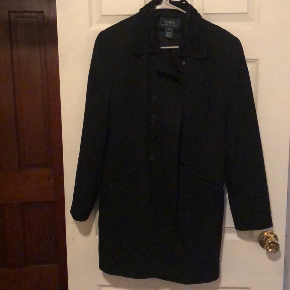 Vintage pea coat from Ralph Lauren.